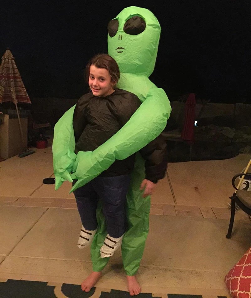 Alien inflatable suit Alien Monster Inflatable Costume Scary Green Alien Cosplay Costume For Adult  Party Festival Stage