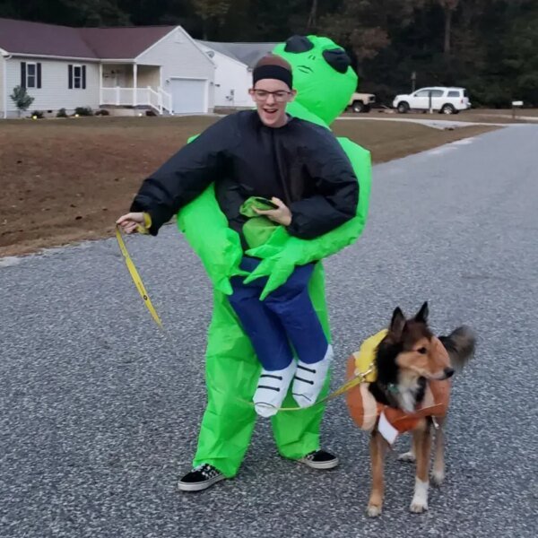 Alien inflatable suit Alien Monster Inflatable Costume Scary Green Alien Cosplay Costume For Adult  Party Festival Stage - Image 3