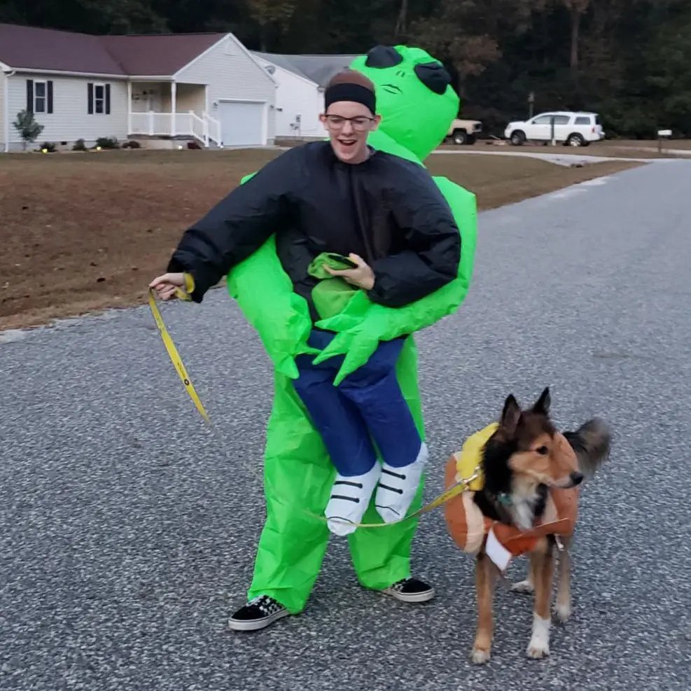 Alien inflatable suit Alien Monster Inflatable Costume Scary Green Alien Cosplay Costume For Adult  Party Festival Stage