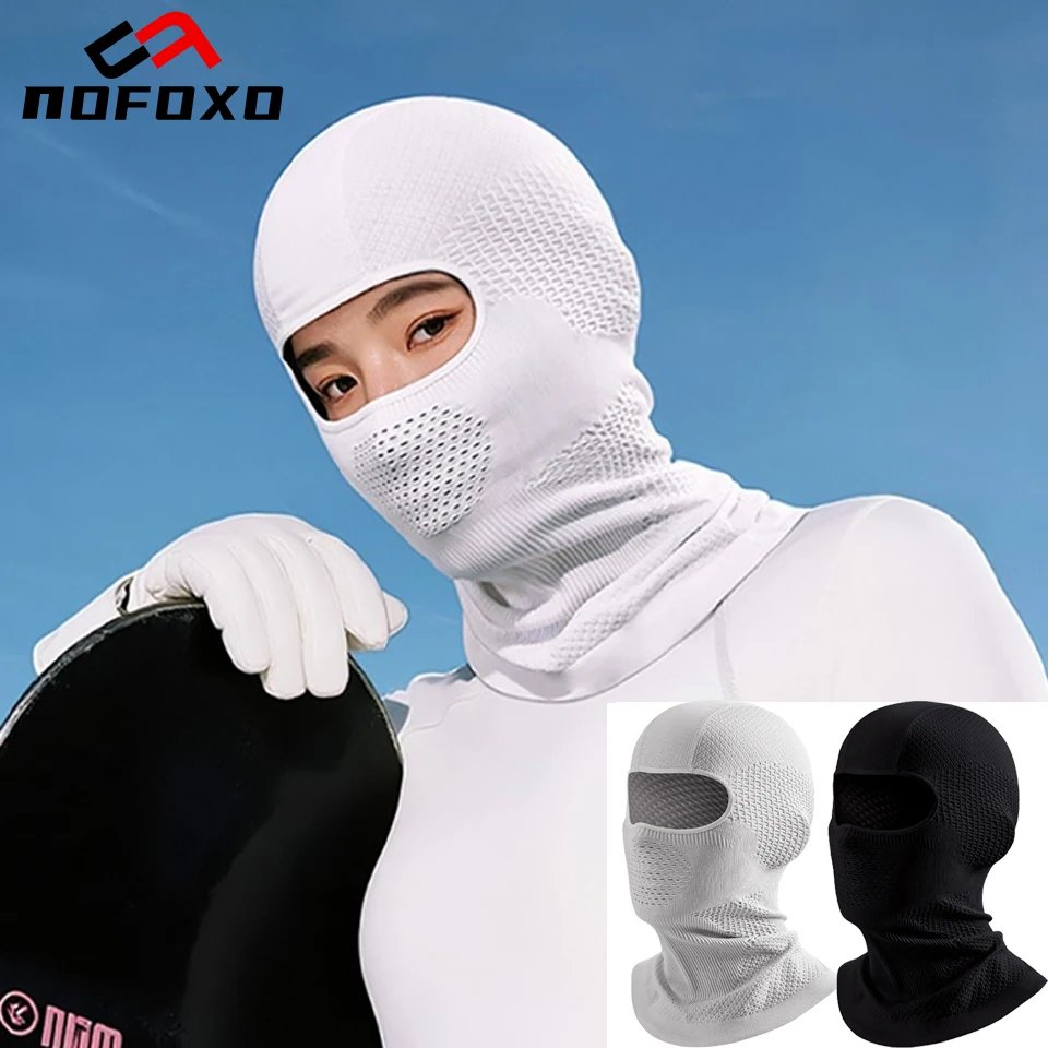 NOFOXO Thermal Scarf Winter Snow Cycling Full Face Mask Balaclava Windproof Outdoor Sports Motorcycle Ski Cycling Neck Cover