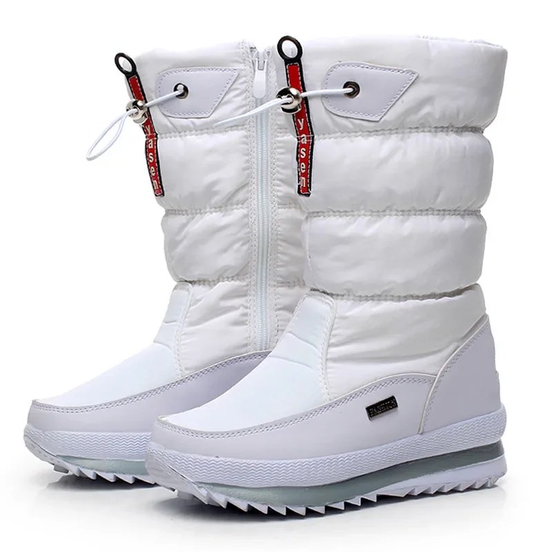 Fashion Warm Women Boot Women's Snow Boots Platform Winter Boots Waterproof Non-slip Boots Plush Fur Mid-calf Boot Botas Mujer