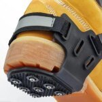 Walk Crampon Spikes Grips for Footwear Non Slip Traction Ice Cleats Traction for Hiking Winter Mountain Roads Outdoor Mud Roads