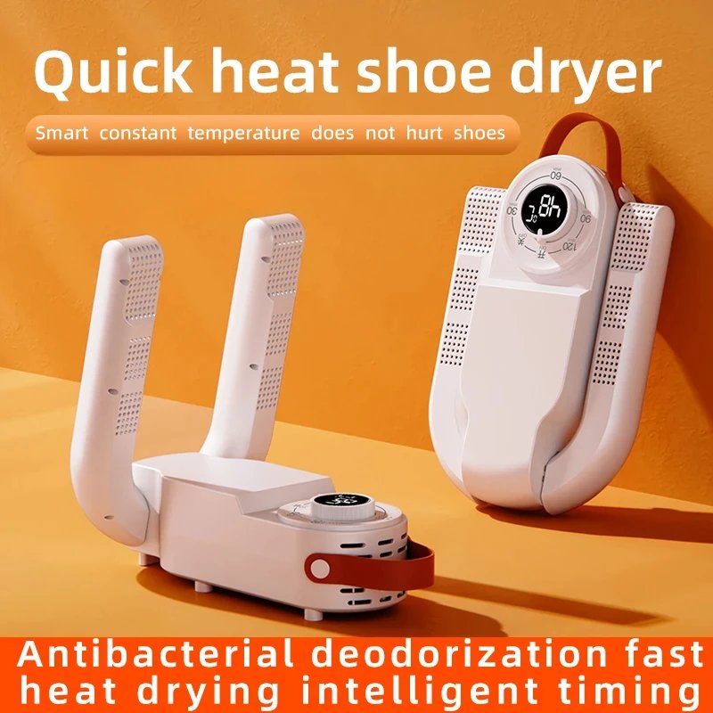 Intelligent Timer Shoe Dryer  Adjustable Dryer Quick Drying Deodorizing Sterilizing Shoe Dryer Household Shoe Warmer Heater