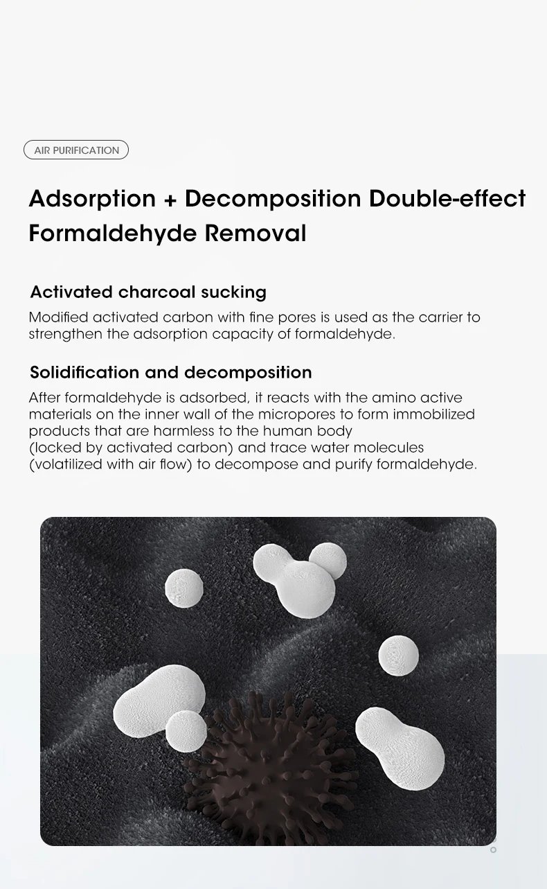 Mini Desktop Air Purifier Portable Air Purifier Household Air Cleaner With HEPA Filter Air Freshener Odor Remover Air Cleaner