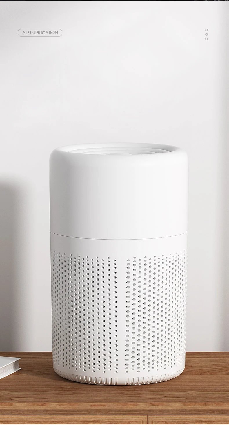 Mini Desktop Air Purifier Portable Air Purifier Household Air Cleaner With HEPA Filter Air Freshener Odor Remover Air Cleaner