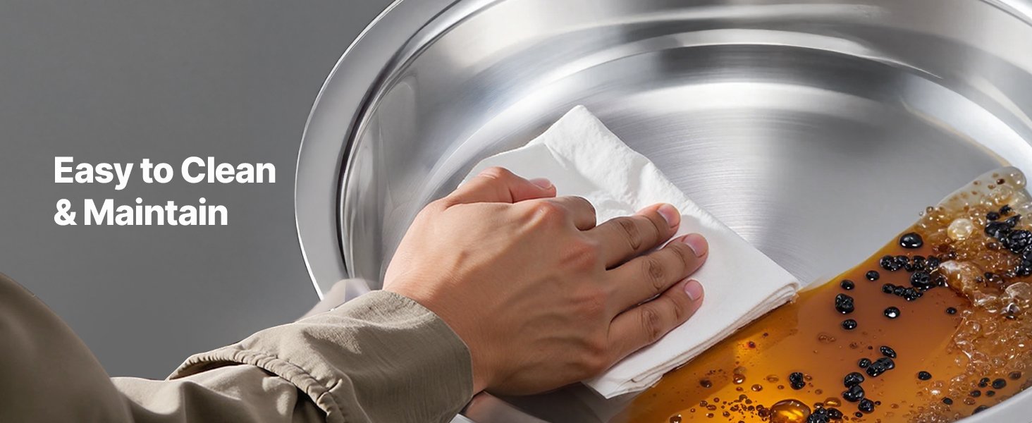 VEVOR 4 Pack Chafing Dish Buffet Set Stainless Steel Chafer with 4 Full Size Pan Round Catering Warmer Server for Party Banquets