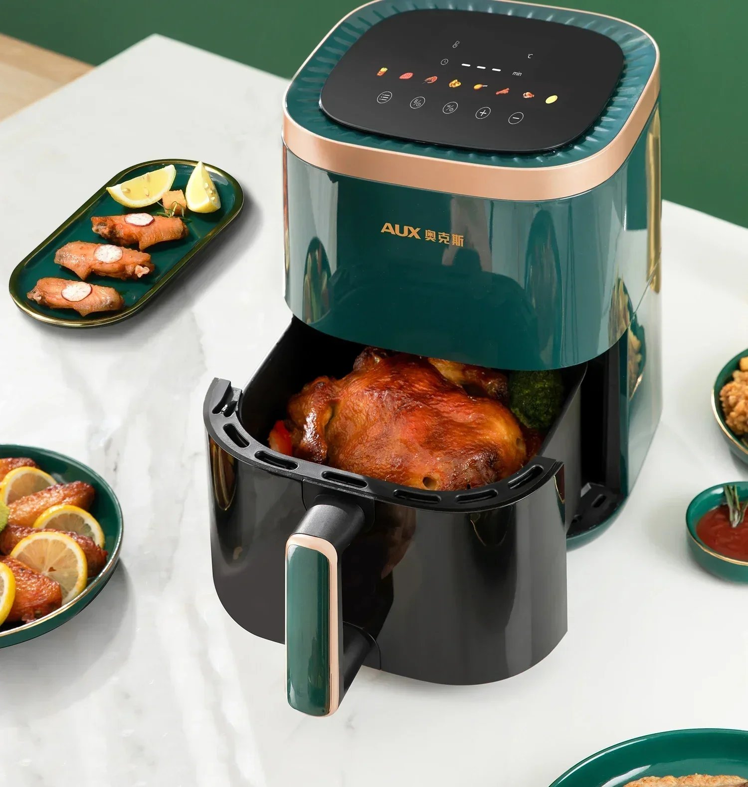 220V AUX Air Fryer and Oven Combo: Multifunctional, Fully Automatic, No Oil Technology, Easy-to-clean AF 220V AUX Air Fryer and Oven Combo: Multifunctional, Fully Automatic, No Oil Technology, Easy-to-clean AF